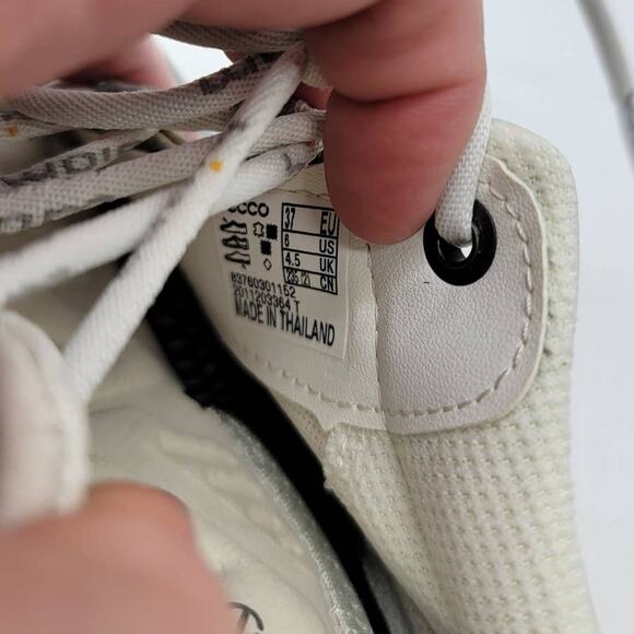 ECCO Biom Natural Motion Train Running Athletic Shoes Women's 6 White Gray - Picture 8 of 8